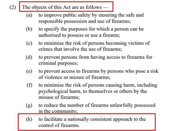 WA's gun laws - the frog goes national